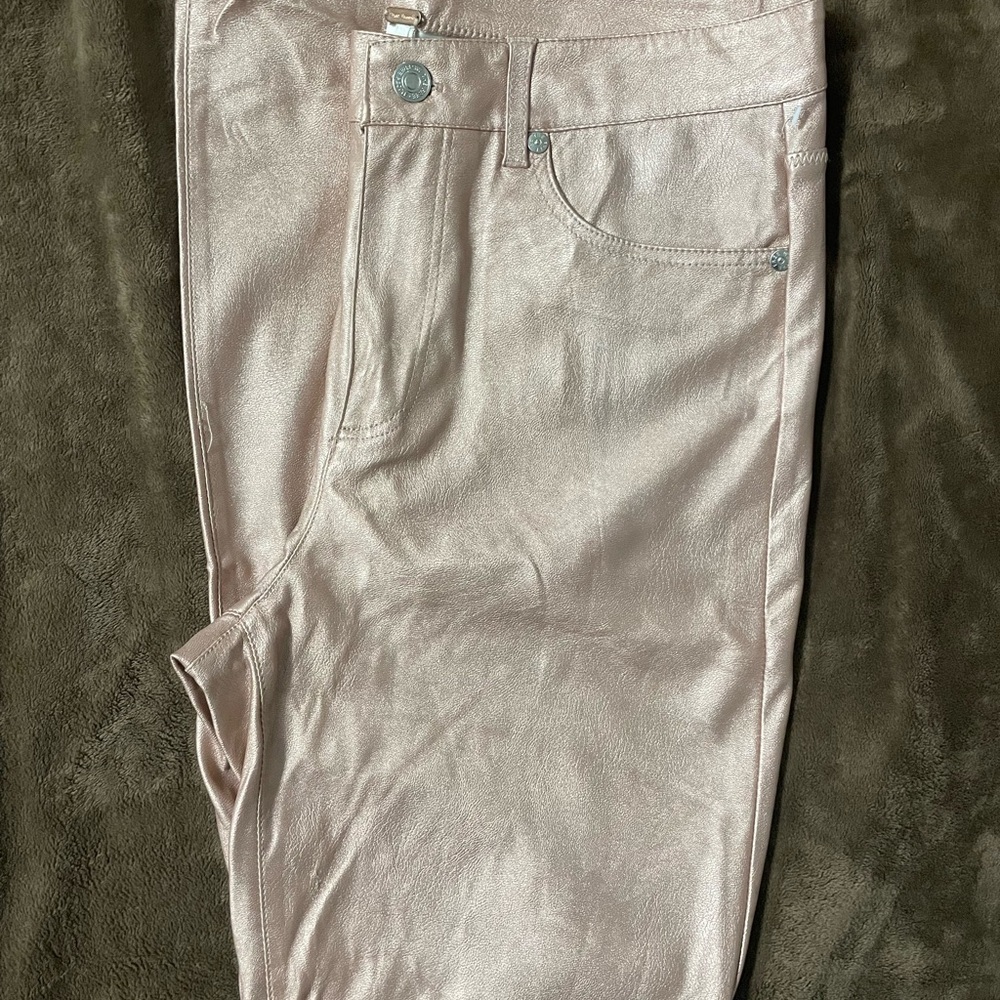 Free People Metallic Jeans